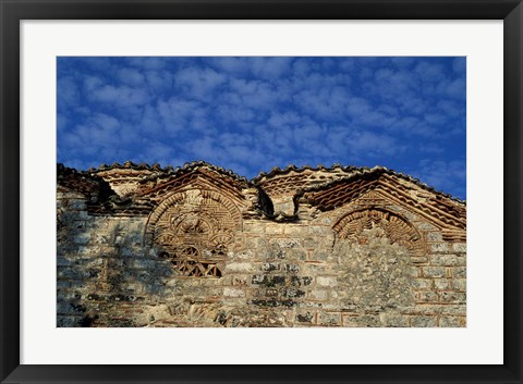 Framed Terracotta Decorations on Saint Nicholas Church Print