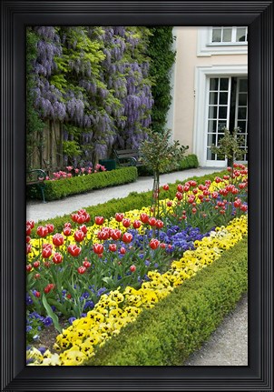 Framed Mirabell Garden Print