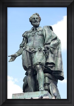 Framed Rubens Statue Print