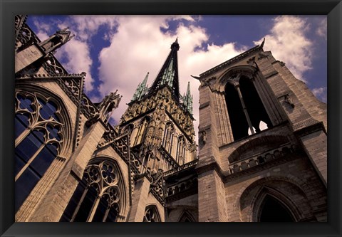 Framed Eglise St Ouen, Normandy, France Print