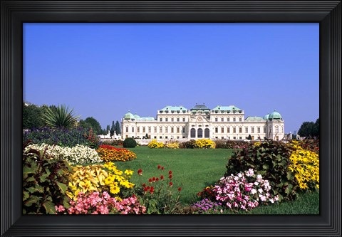 Framed Belvedere Palace, Vienna Print