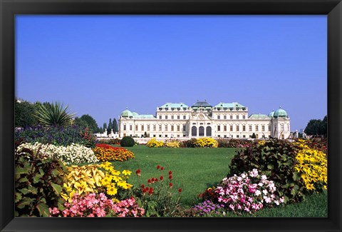 Framed Belvedere Palace, Vienna Print