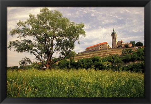 Framed Renaissance Chateau in Melnik Print