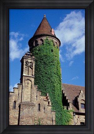 Framed Ivy-Covered Medieval Tower Print
