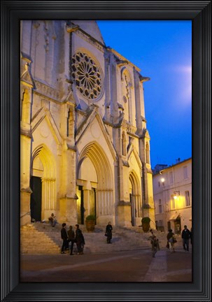 Framed Ste Anne Cathedral, Montpellier Print