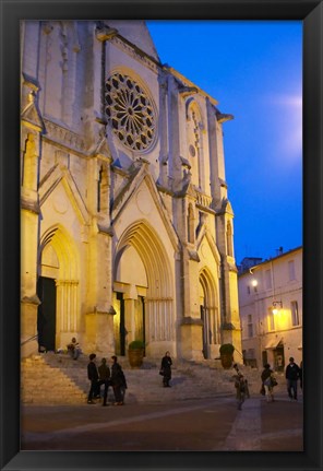 Framed Ste Anne Cathedral, Montpellier Print