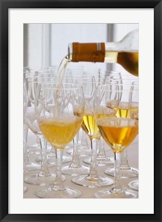 Framed Aperitif, Chateau de Cerons Print