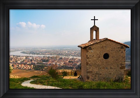 Framed Hermitage Church Chapel, Drome, France Print