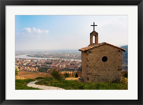 Framed Hermitage Church Chapel, Drome, France Print