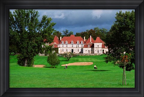 Framed Chateau des Vigiers, Bergerac, France Print