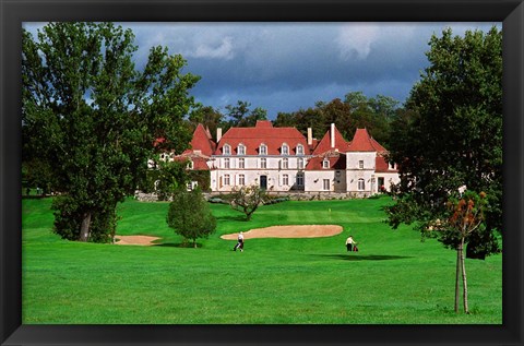 Framed Chateau des Vigiers, Bergerac, France Print