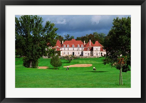 Framed Chateau des Vigiers, Bergerac, France Print