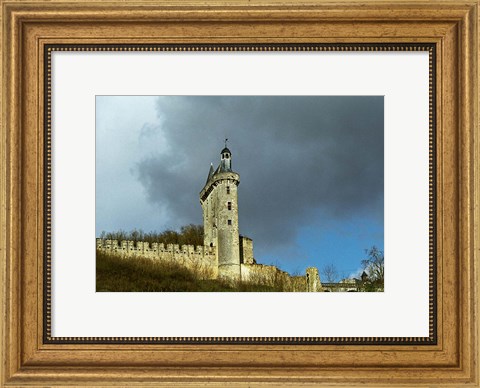 Framed Chateau de Chinon Castle, France Print