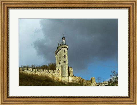 Framed Chateau de Chinon Castle, France Print