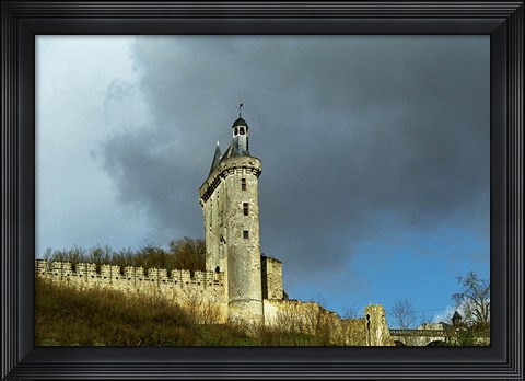 Framed Chateau de Chinon Castle, France Print