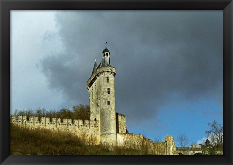 Framed Chateau de Chinon Castle, France Print