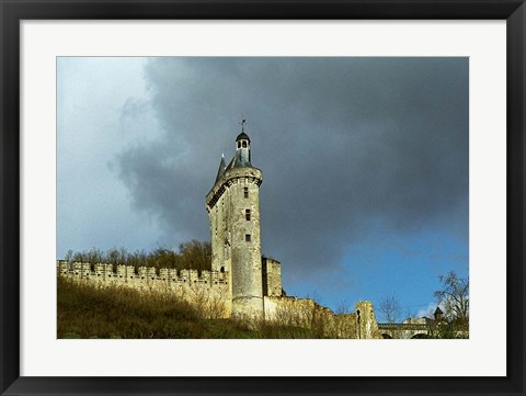 Framed Chateau de Chinon Castle, France Print