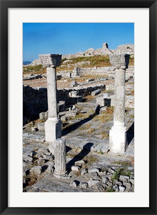 Framed Byllis Archeological Site Print