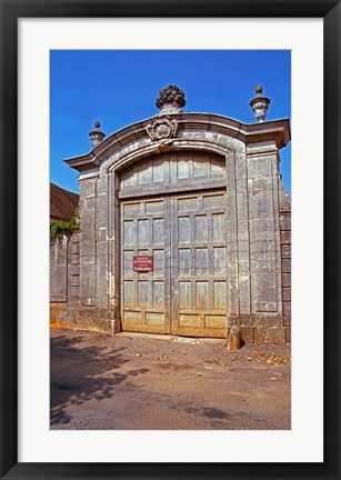 Framed Entrance to Chateau de Pommard, France Print