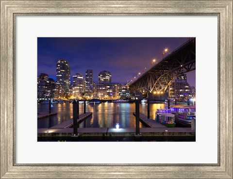 Framed Granville Bridge Print