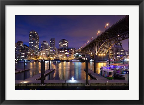 Framed Granville Bridge Print