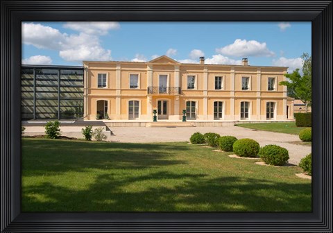 Framed Chateau Haut Bertinerie, Cotes de Bourg Print