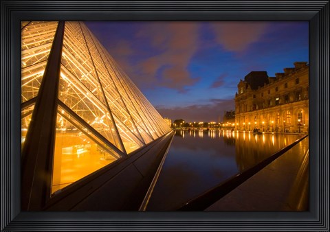 Framed Detail of Eiffel Tower Print