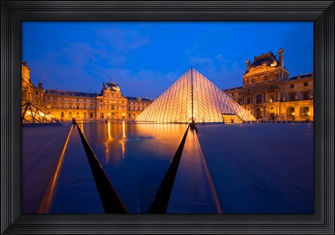 Framed Famous Clocks in the Musee d&#39;Orsay Print