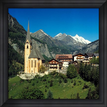 Framed Austria, Hohe Tauern Alps Print