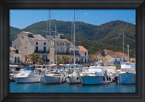 Framed Macinaggio Harbor Print