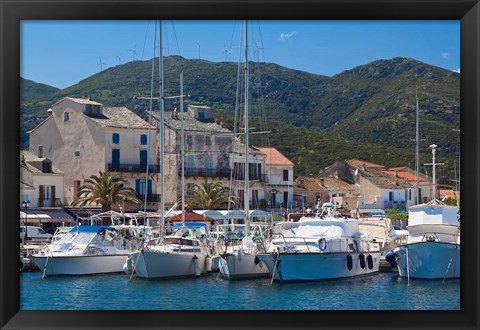 Framed Macinaggio Harbor Print