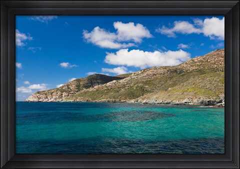 Framed Coastal Landscape of Centuri Print
