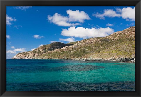 Framed Coastal Landscape of Centuri Print