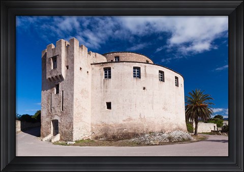 Framed Citadel, St-Florent, France Print