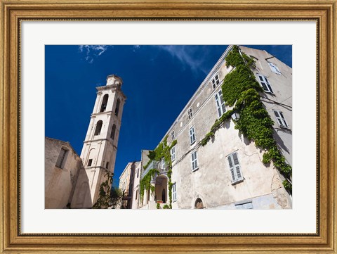 Framed Town church of Montemaggiore Print