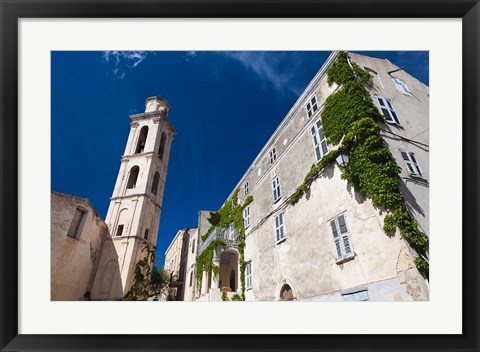 Framed Town church of Montemaggiore Print