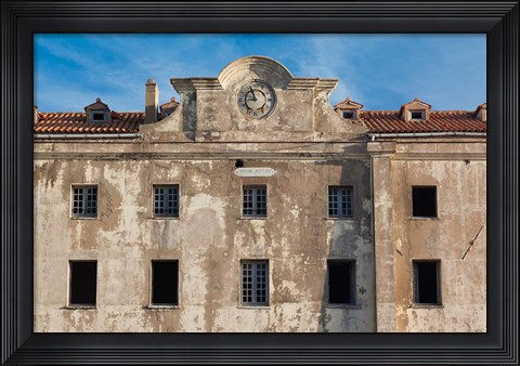 Framed Military Barracks in France Print