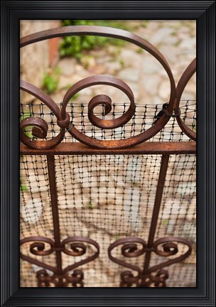 Framed Artisinal gate Print