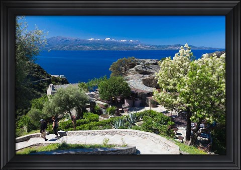 Framed Le Cap Corse, Tour de Nonza Print
