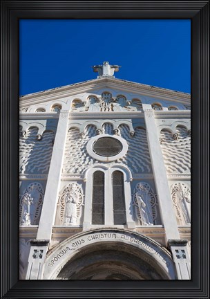 Framed Eglise Sacre Coeur church, Ajaccio, Corsica, France Print