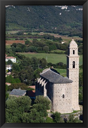 Framed Patrimonio, St-Martin church Print