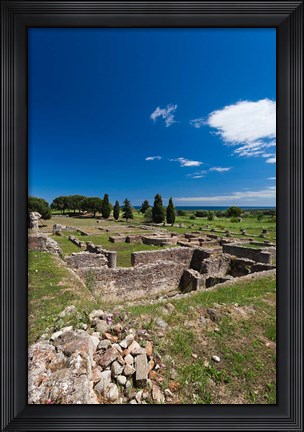 Framed Aleria Ancient Architecture Ruins Print