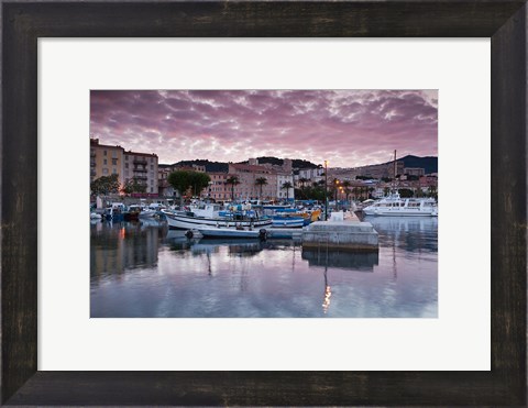 Framed Port Tino Rossi, France Print