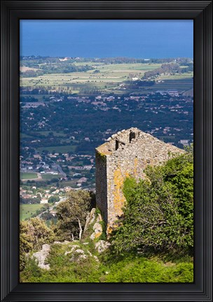Framed Fiumorbo Coastal Plain Print