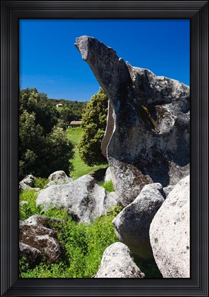 Framed Filitosa Archeological Site Print