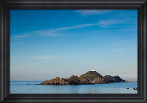 Framed Iles Sanguinaires Islands Print