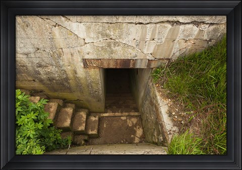 Framed German Bunker, St-Pierre du Mont Print