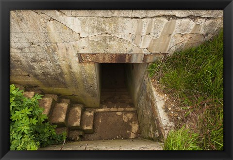 Framed German Bunker, St-Pierre du Mont Print