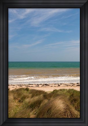 Framed Juno Beach, Courseulles Sur Mer Print