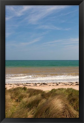 Framed Juno Beach, Courseulles Sur Mer Print